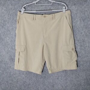 Elysian Shorts 36 Hybrid Performance Boardshorts Cargo Pocket Drawstring Camping